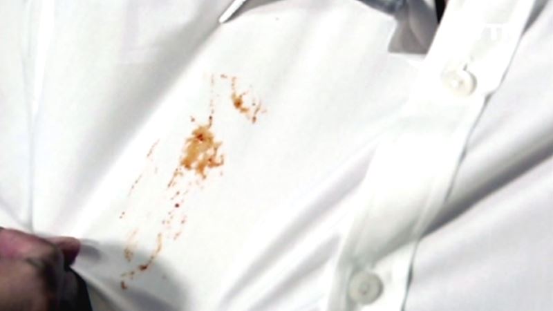 김치국물 얼룩 제거 시 주의사항