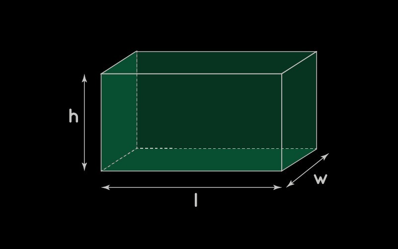 직육면체 부피 구하는 공식