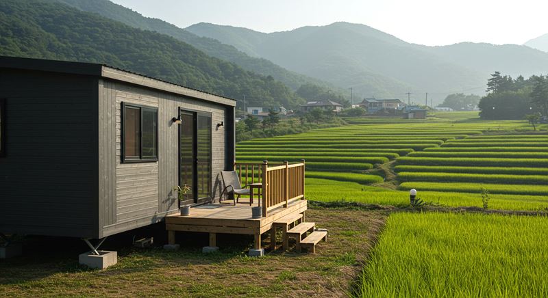 농촌 체류형 쉼터 면적과 입지