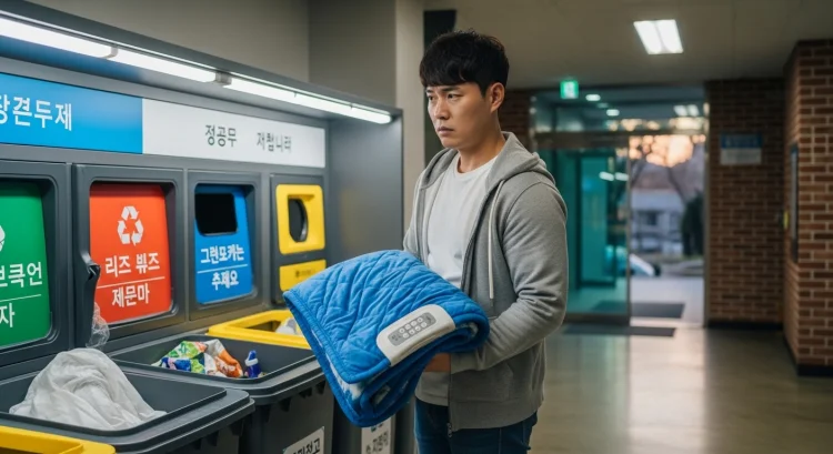전기장판 버리는 방법 4가지! 모르면 손해 보는 올바른 폐기 가이드