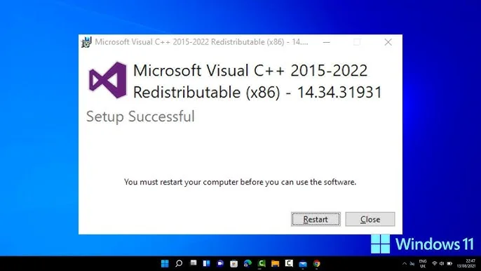 Visual C++ 재설치 후에도 프로그램 실행 안 될…
