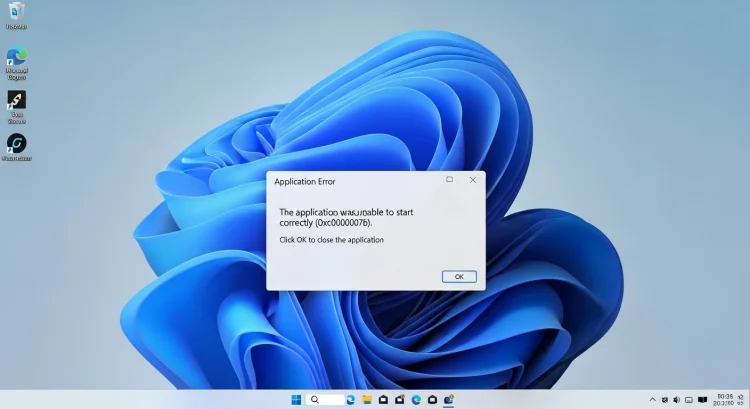 윈도우 응용 프로그램 실행 0xc000007b 오류 뜨…