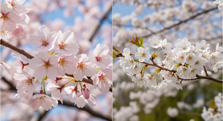 한국 벚꽃과 일본 벚꽃의 차이
