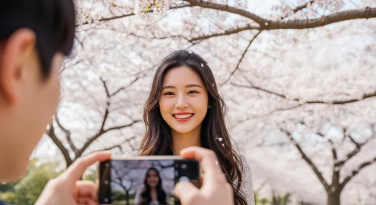 스마트폰으로 찍는 벚꽃 인생샷 꿀팁